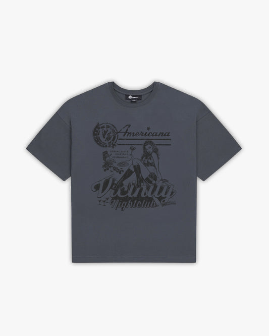 NIGHTCLUB TEE DARK GREY