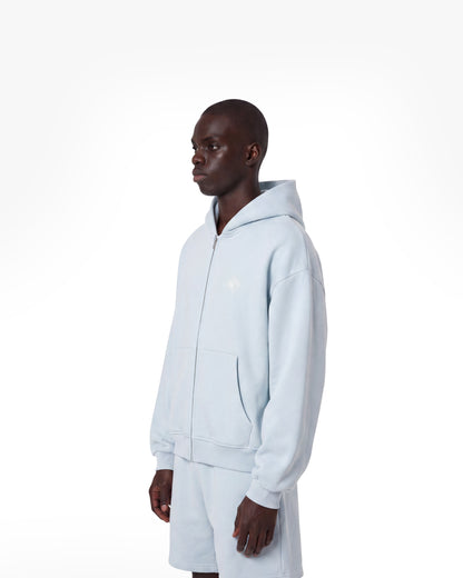 SOFTS ZIP-HOODIE SKY BLUE
