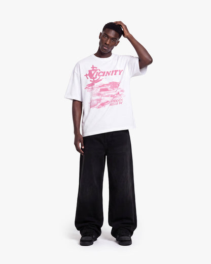 94 TEE PINK/WHITE