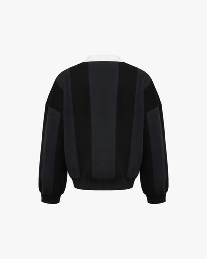 SPORTS TEAM JERSEY KNIT BLACK