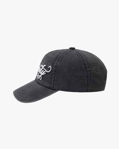 ORNAMENT DENIM CAP BLACK