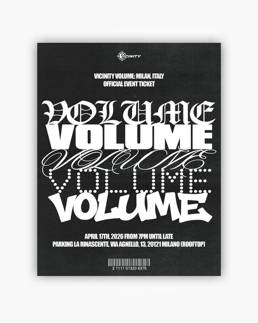 VOLUME EVENT: MILAN, ITALY