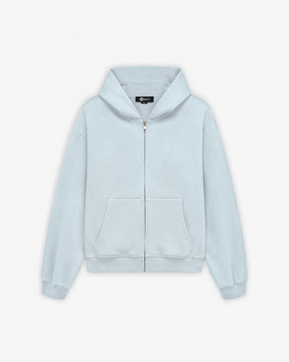 SOFTS ZIP-HOODIE SKY BLUE