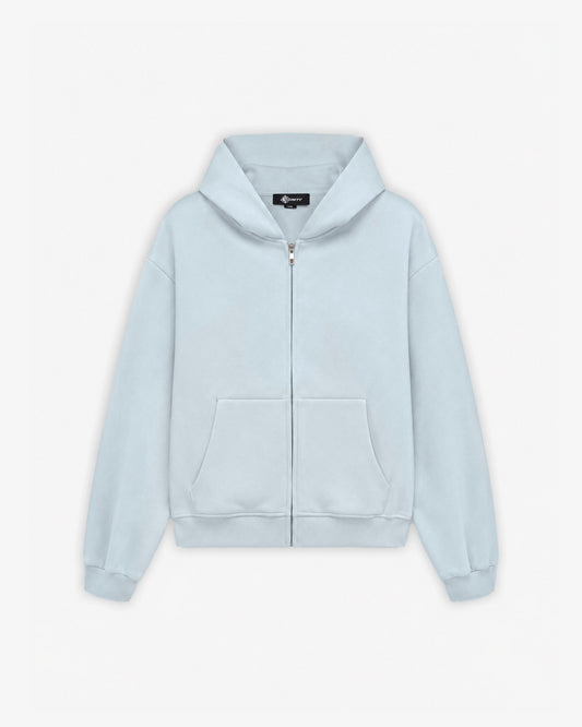 SOFTS ZIP-HOODIE SKY BLUE