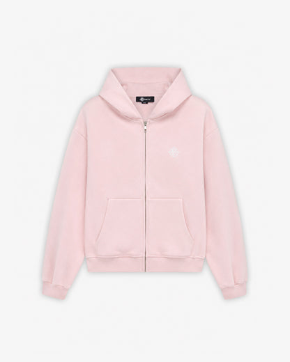 SOFTS ZIP-HOODIE PINK