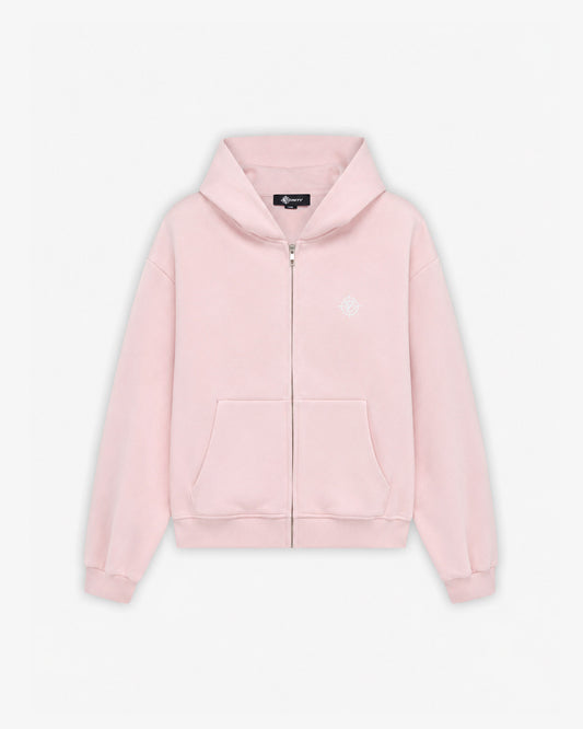 SOFTS ZIP-HOODIE PINK