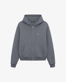 SOFTS ZIP-HOODIE DARK GREY