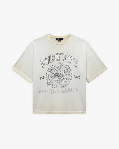 EMBLEM TEE CREAM