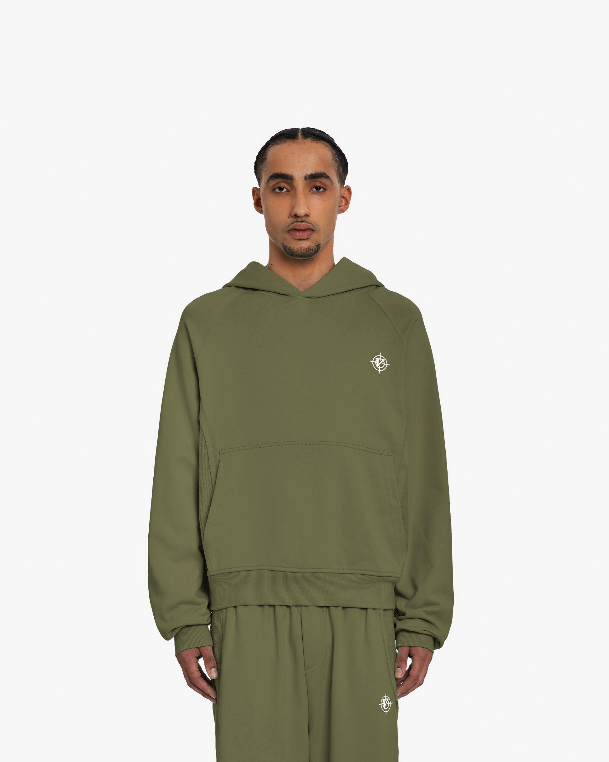 INSIDE OUT HOODIE KHAKI - VICINITY