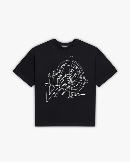 CONSTRUCTION LOGO TEE BLACK