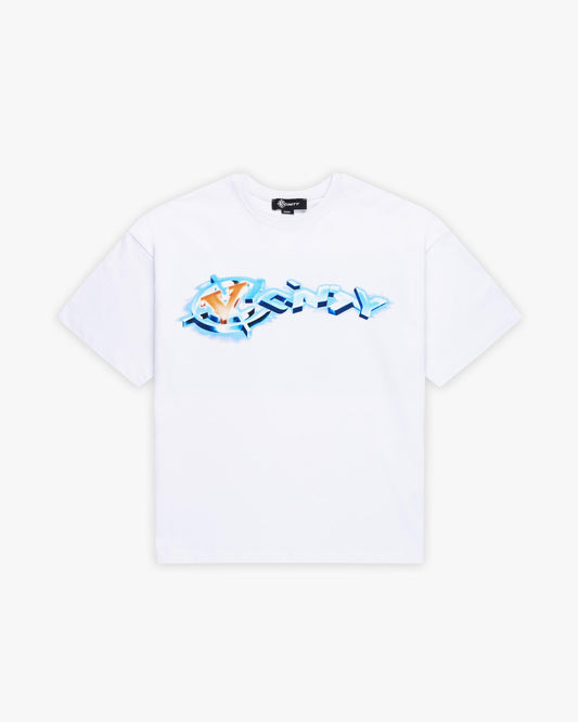 CHROME LOGO TEE WHITE