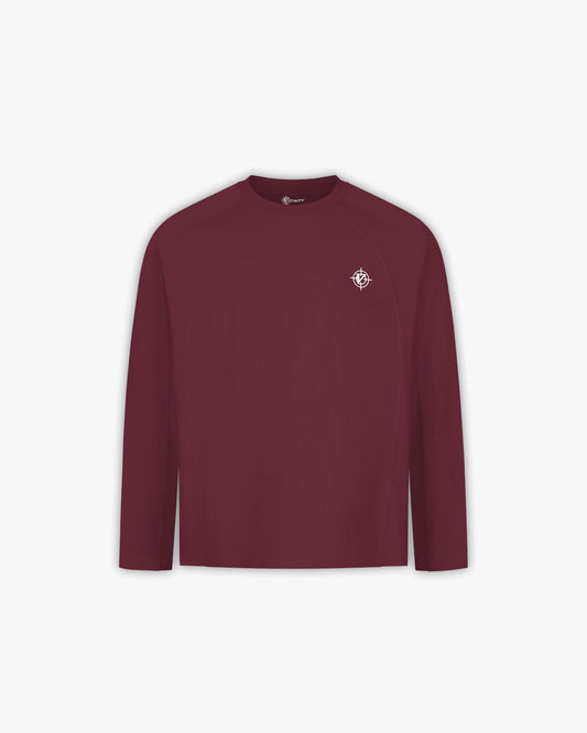 LONGSLEEVE WINE RED - VICINITY