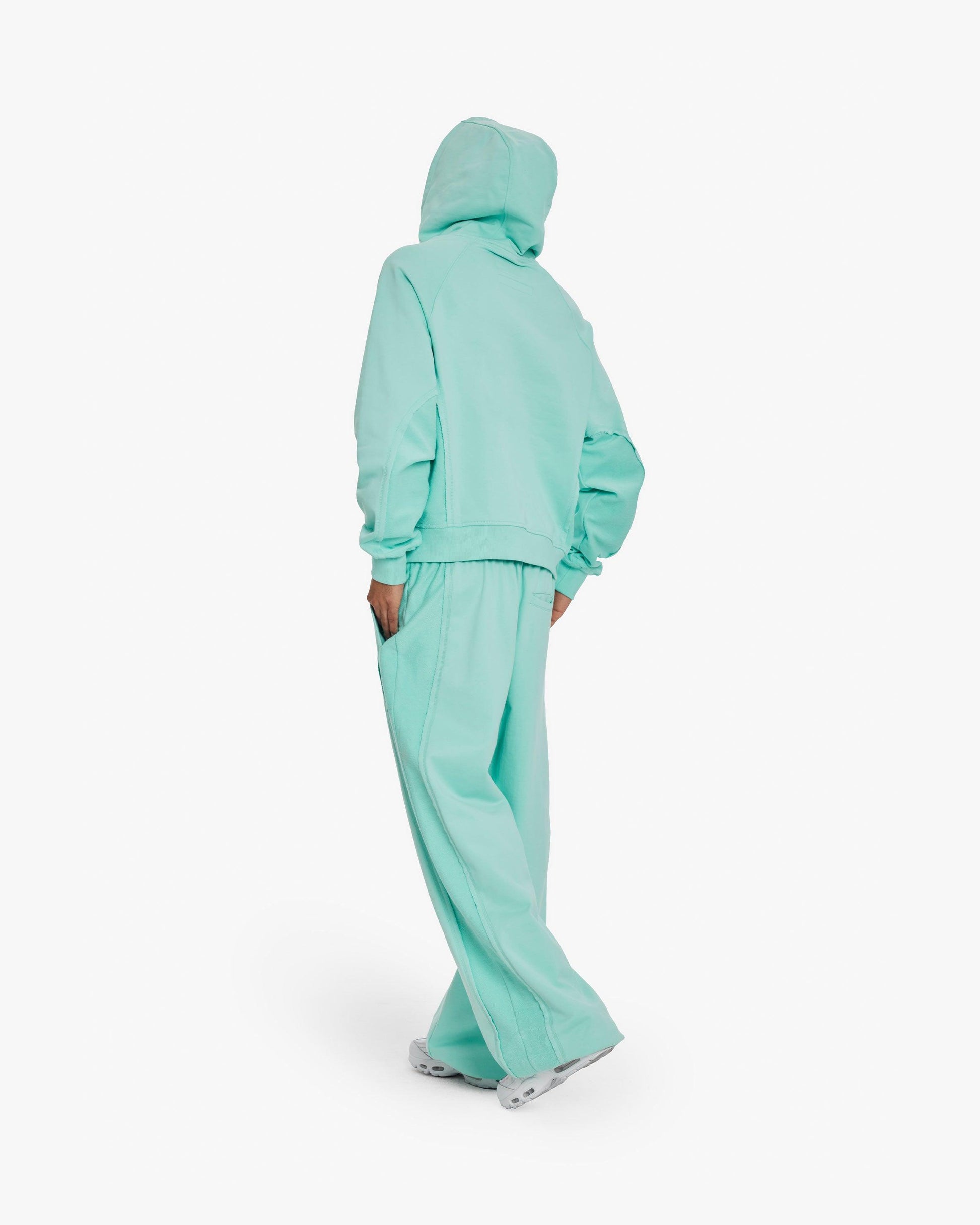 INSIDE OUT HOODIE TURQUOISE - VICINITY