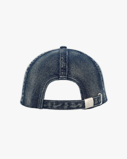 SCRIPT DENIM CAP BLUE