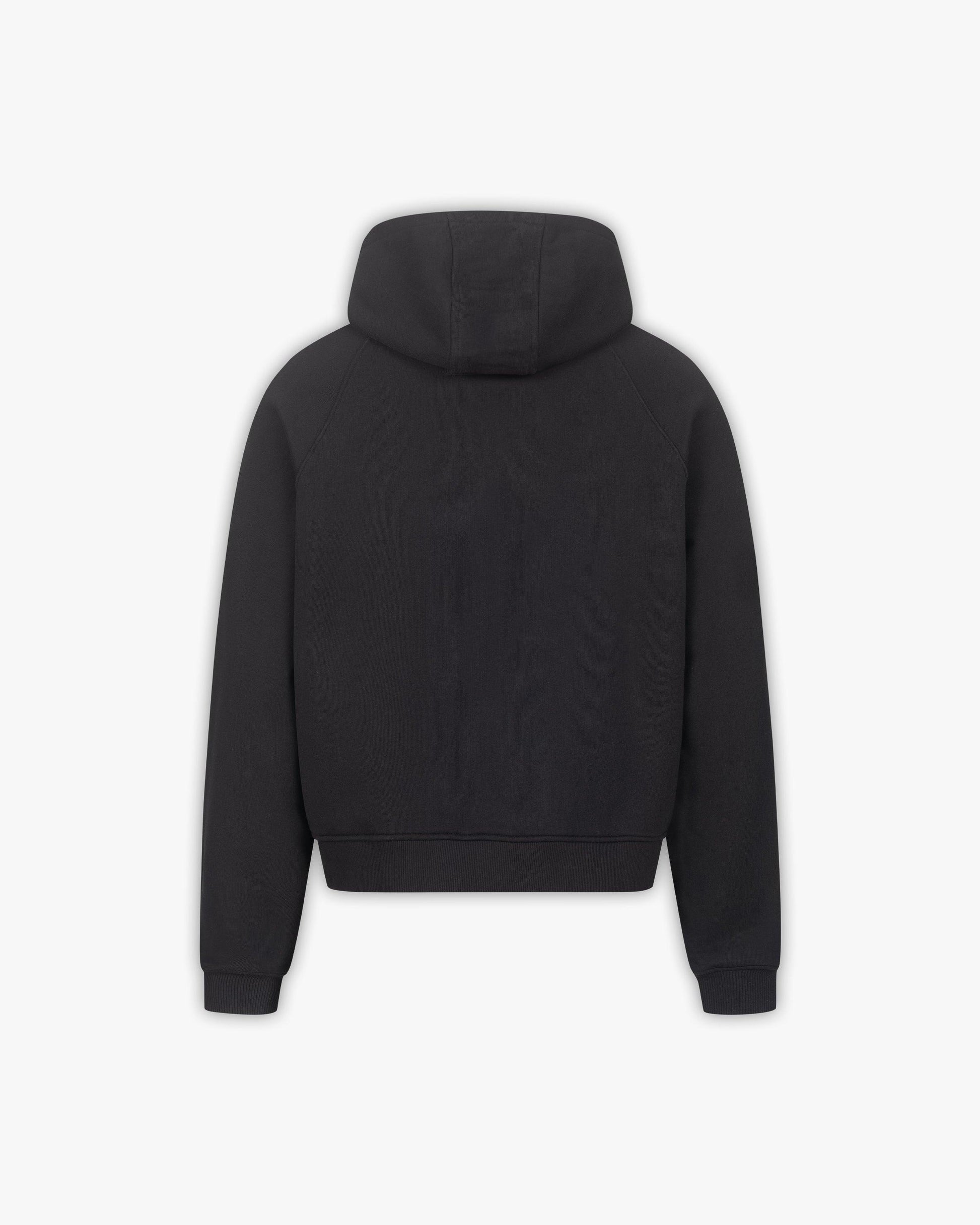 SHOOTING HOUSE ZIP HOODIE BLACK - VICINITY