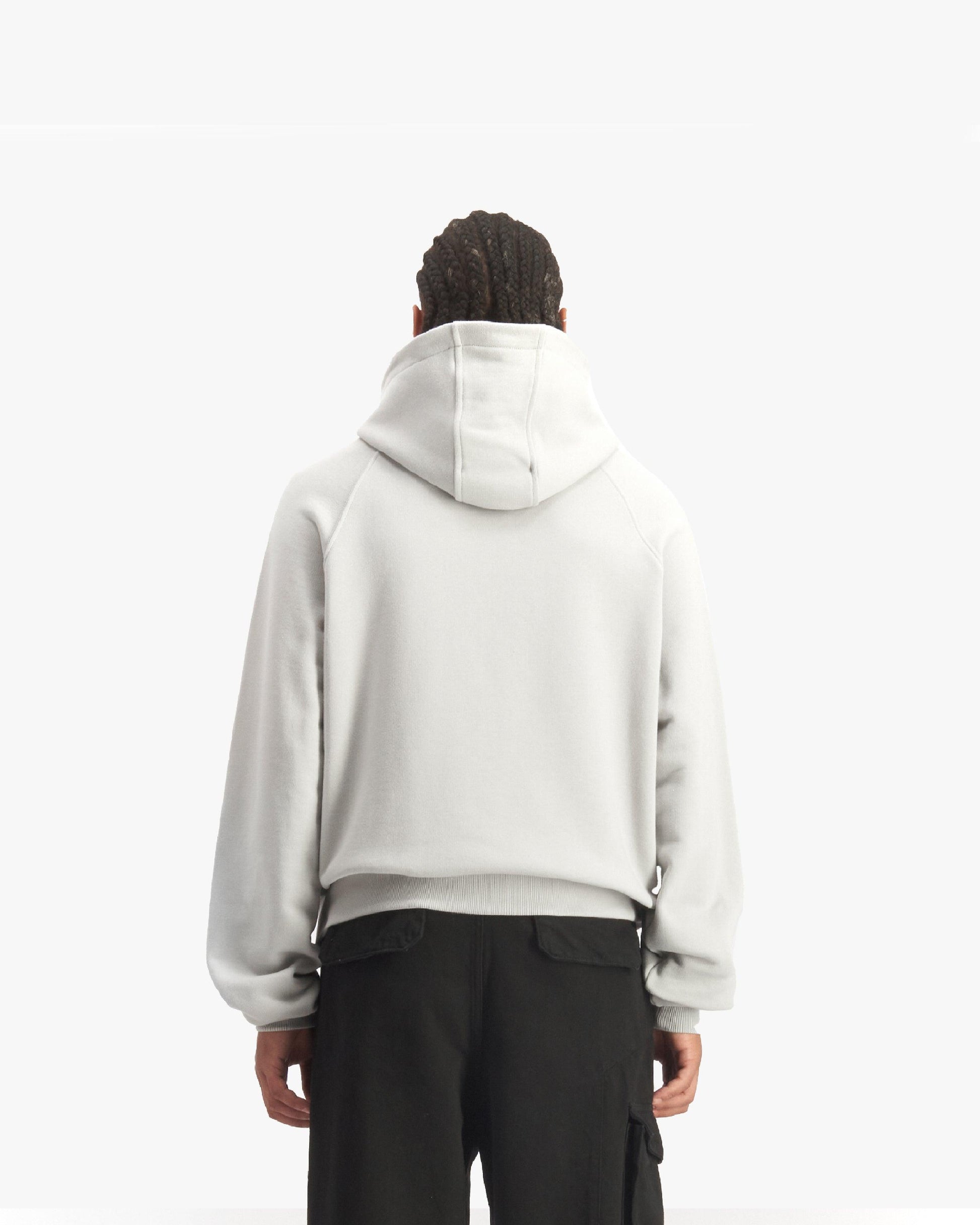 SHOOTING HOUSE ZIP HOODIE LIGHT GREY - VICINITY