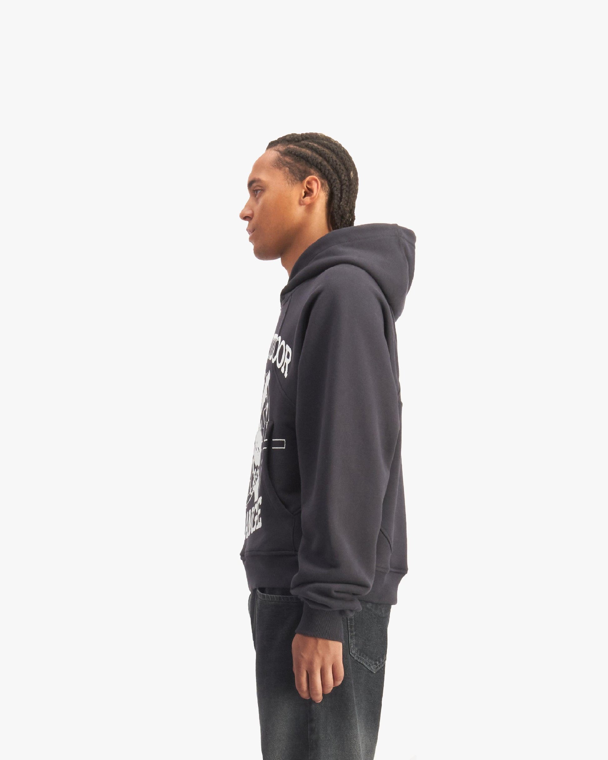 AKIMBO HOODIE DARK GREY - VICINITY