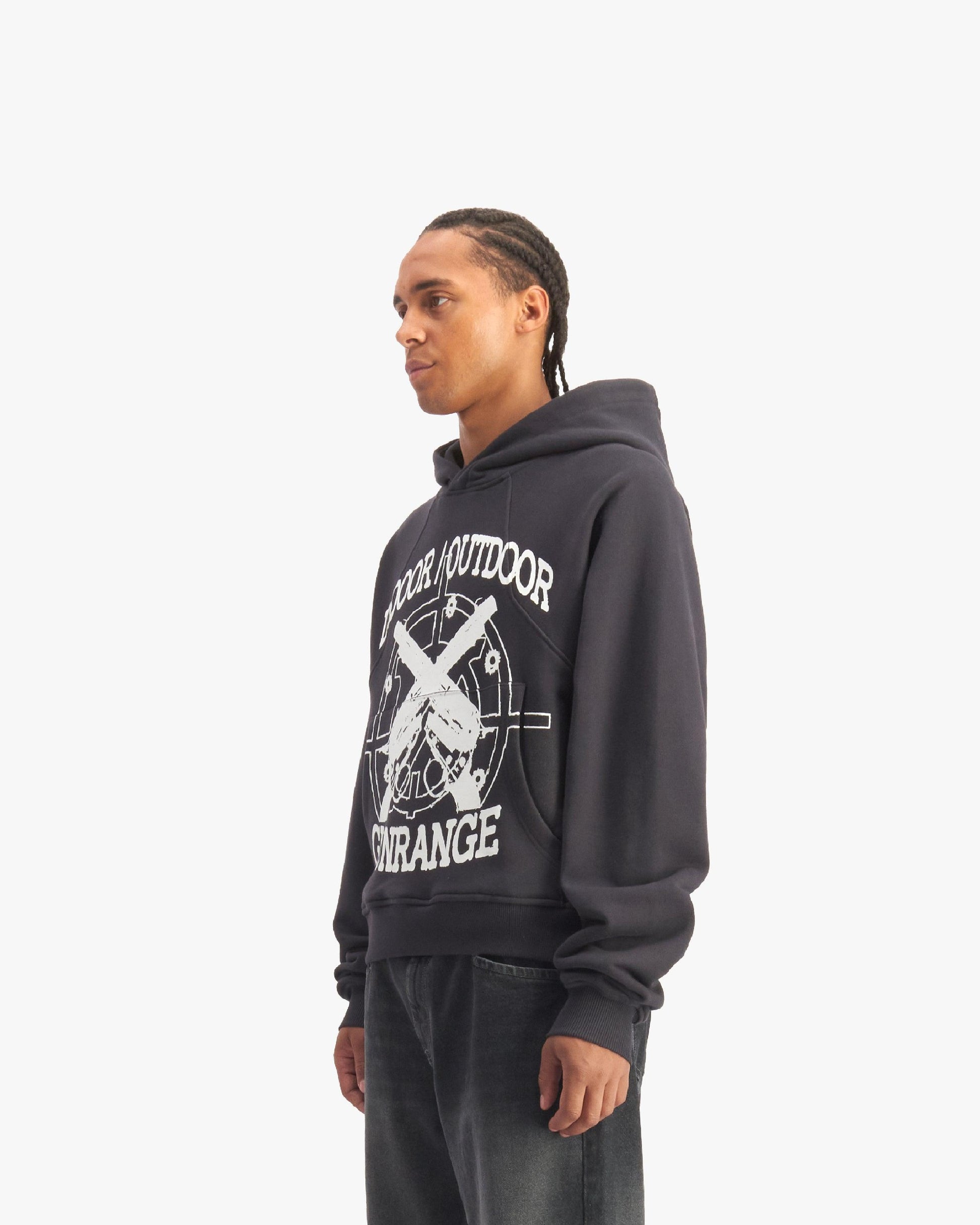 AKIMBO HOODIE DARK GREY - VICINITY