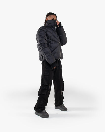X-PUFFER JACKET BLACK - VICINITY