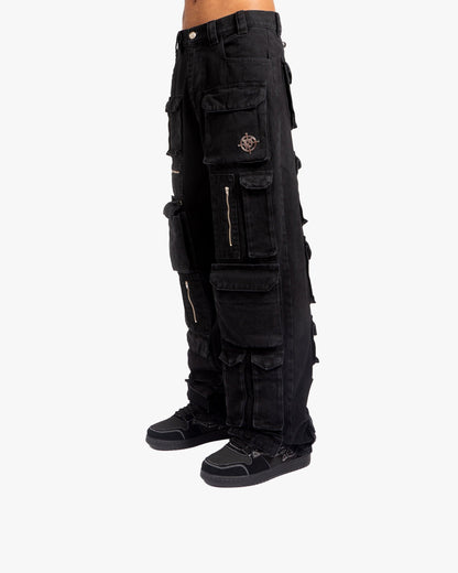 420 CARGOPANTS BLACK - VICINITY