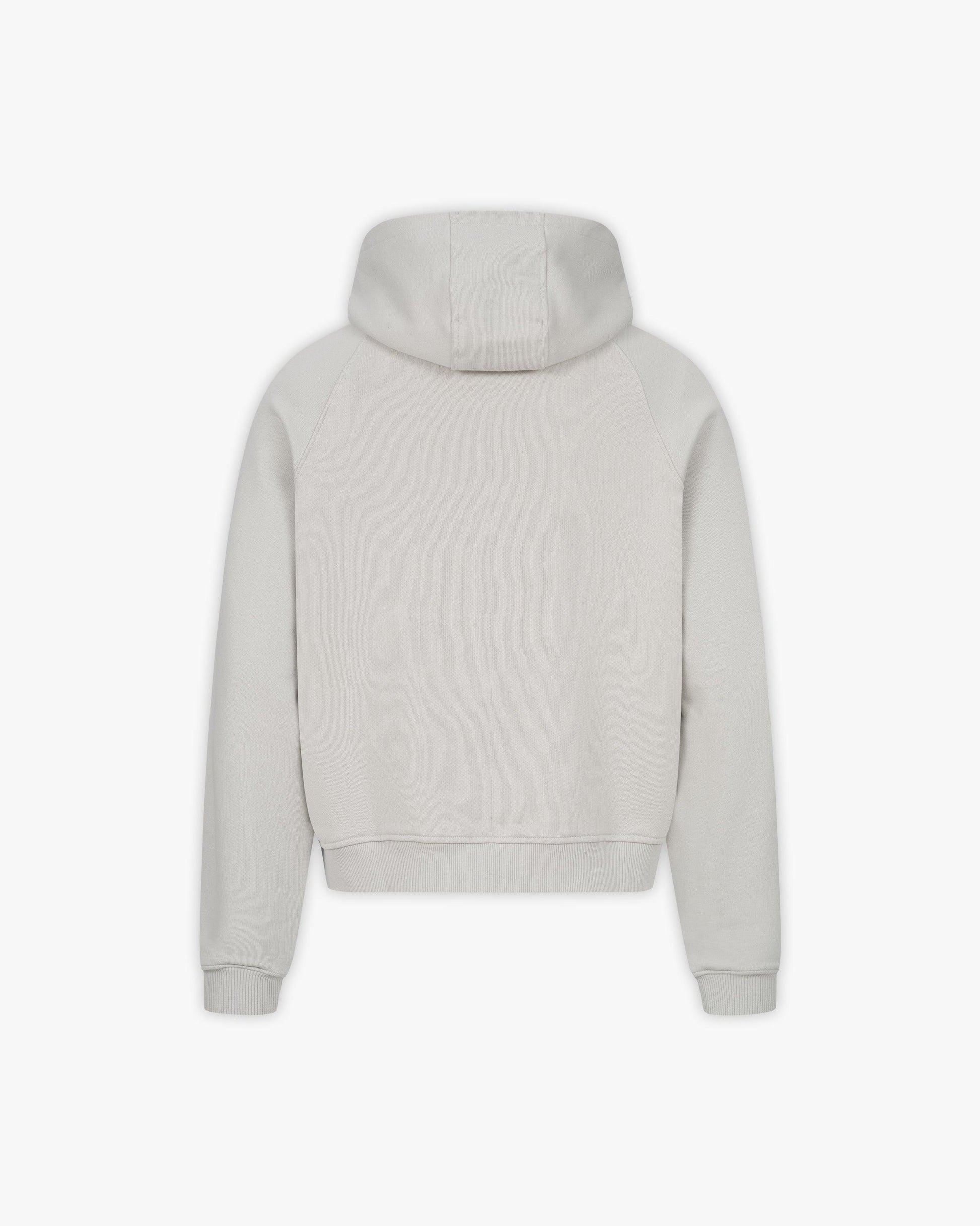 SHOOTING HOUSE ZIP HOODIE LIGHT GREY - VICINITY