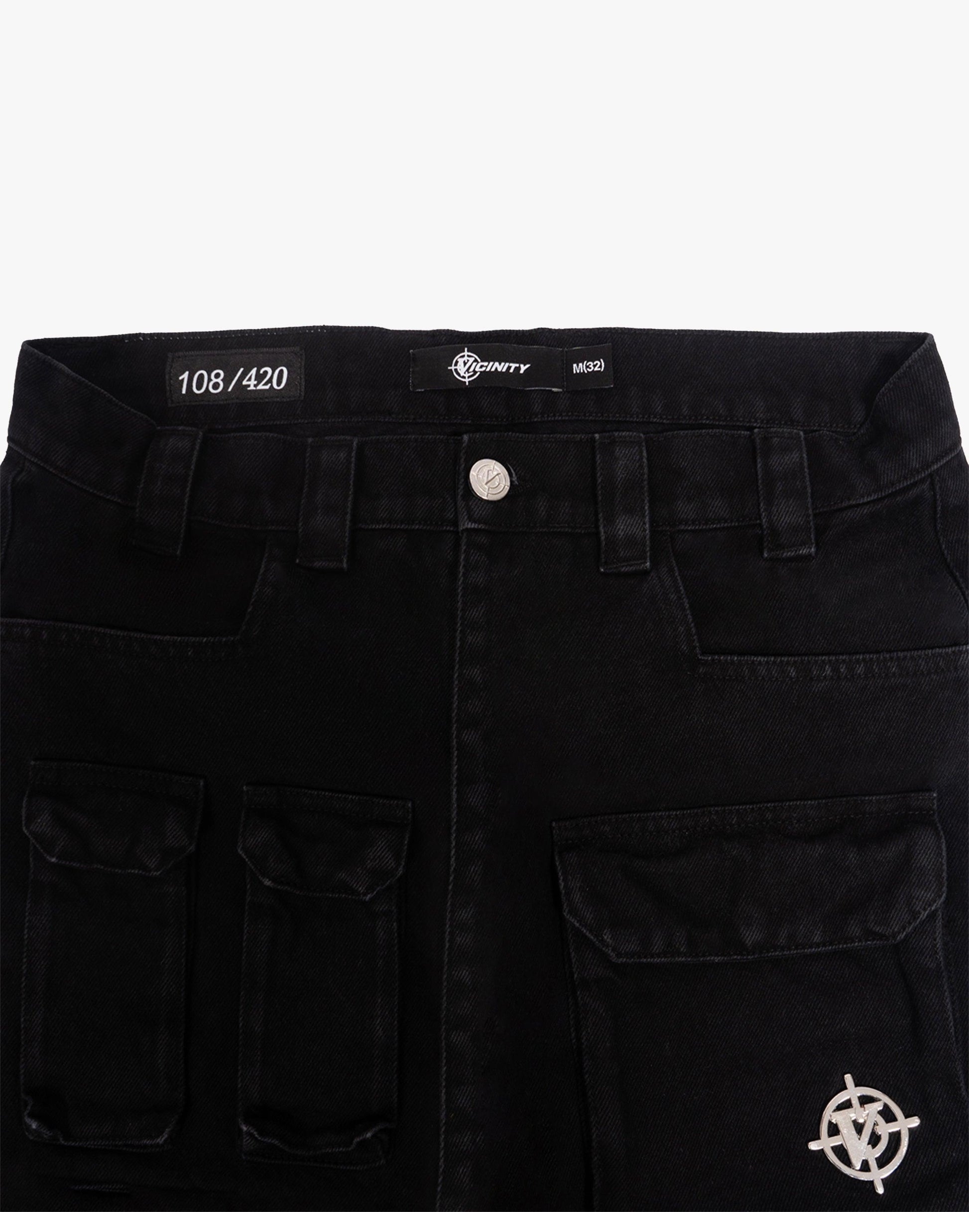 420 CARGOPANTS BLACK - VICINITY