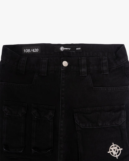 420 CARGOPANTS BLACK - VICINITY