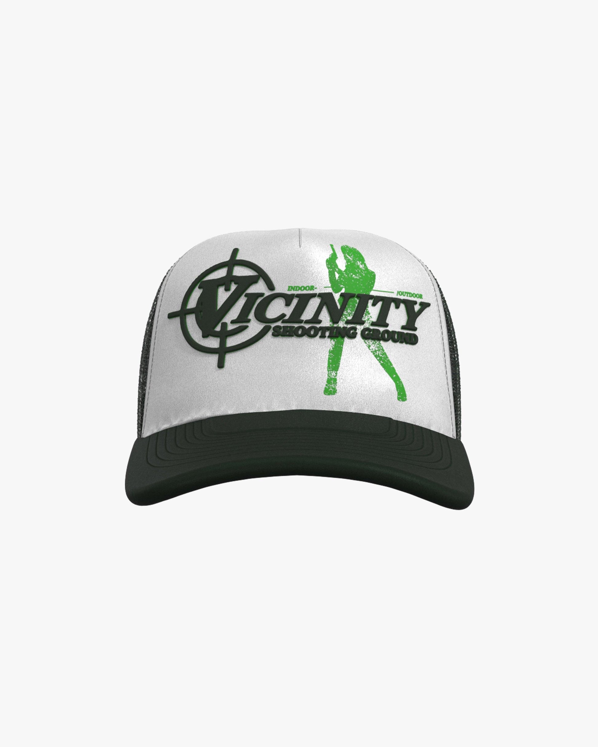 SHOOTING GROUND TRUCKER CAP GREEN - VICINITY