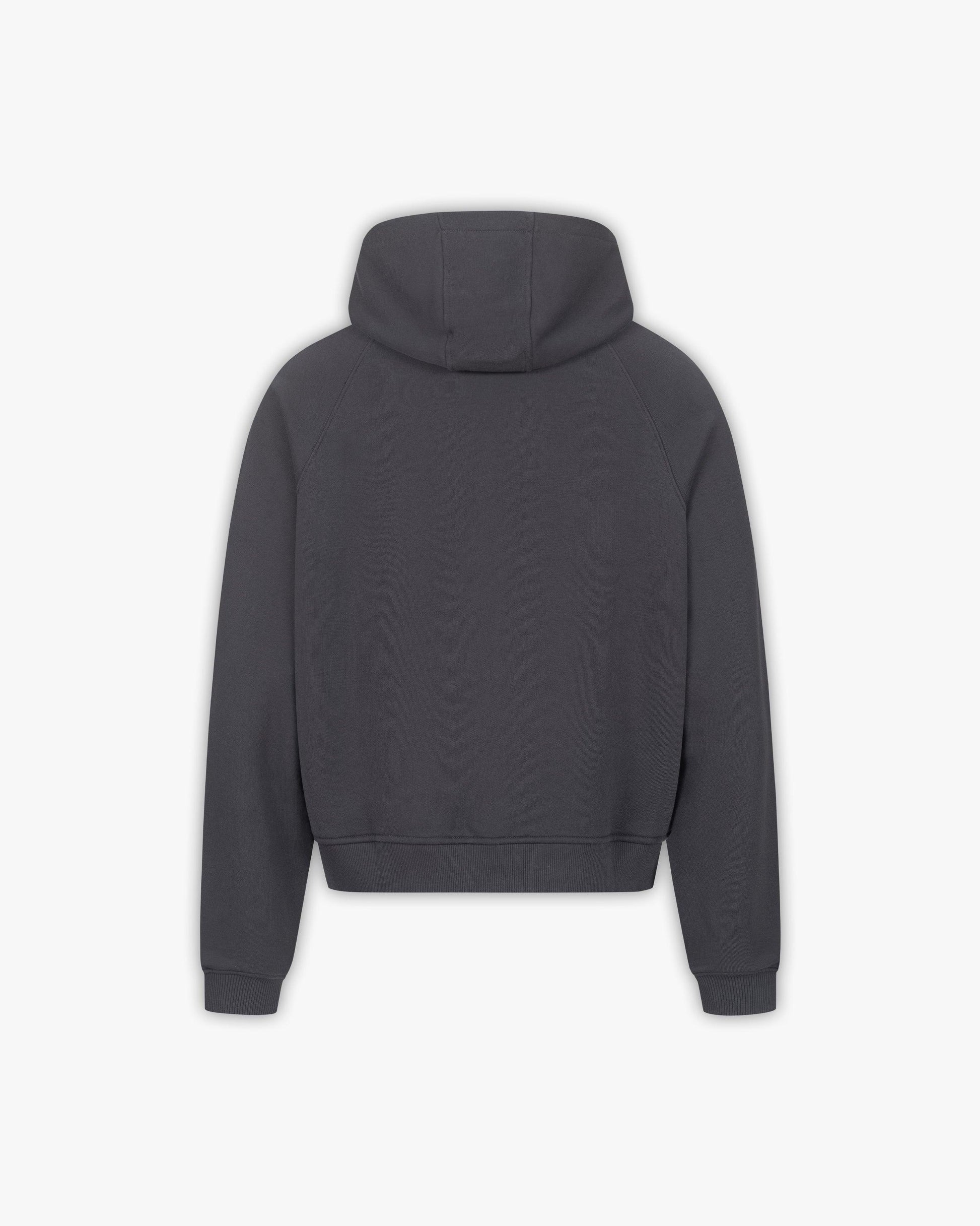 SHOOTING HOUSE ZIP HOODIE DARK GREY - VICINITY