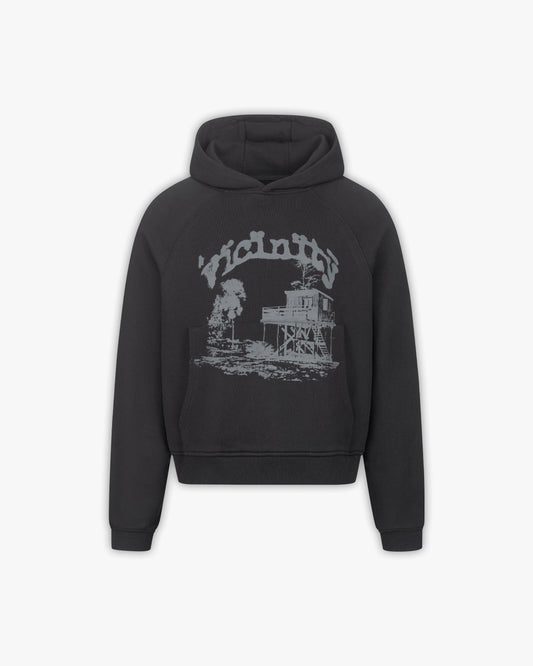 SHOOTING HOUSE HOODIE BLACK - VICINITY