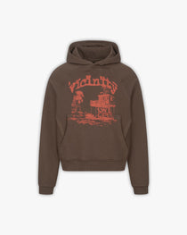 SHOOTING HOUSE HOODIE BROWN