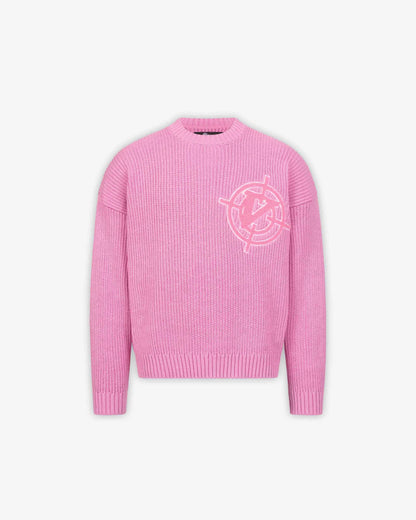 V-LOGO KNITWEAR WILD ROSE - VICINITY