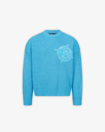 V-LOGO KNITWEAR SKY BLUE