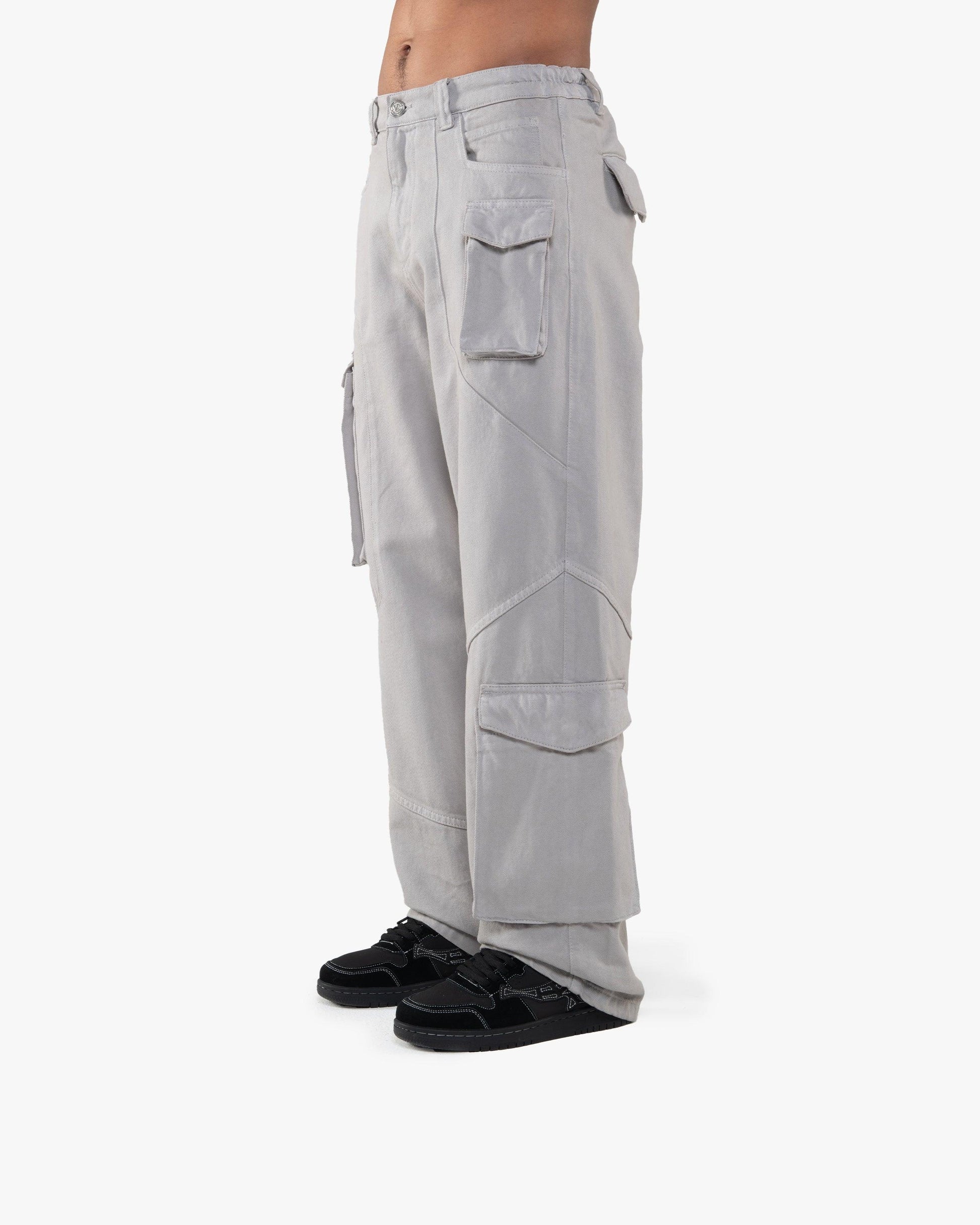 ASYMETRICAL CARGOPANTS DARK GREY - VICINITY