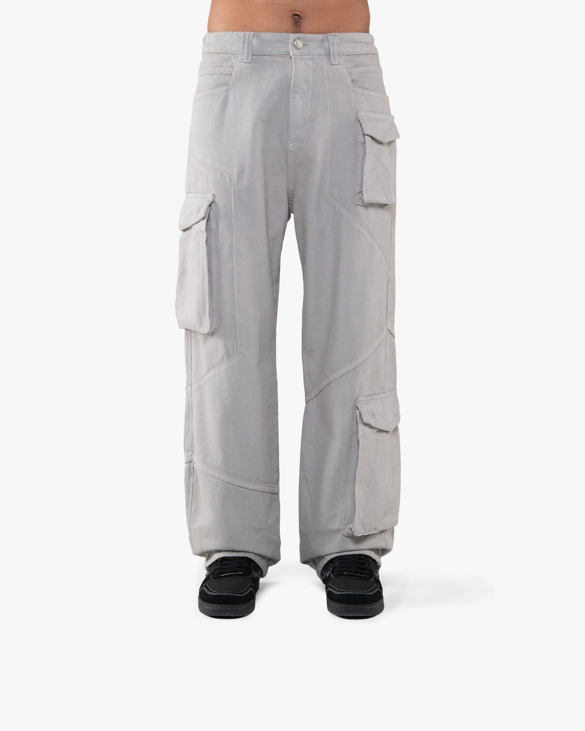 ASYMETRICAL CARGOPANTS DARK GREY - VICINITY