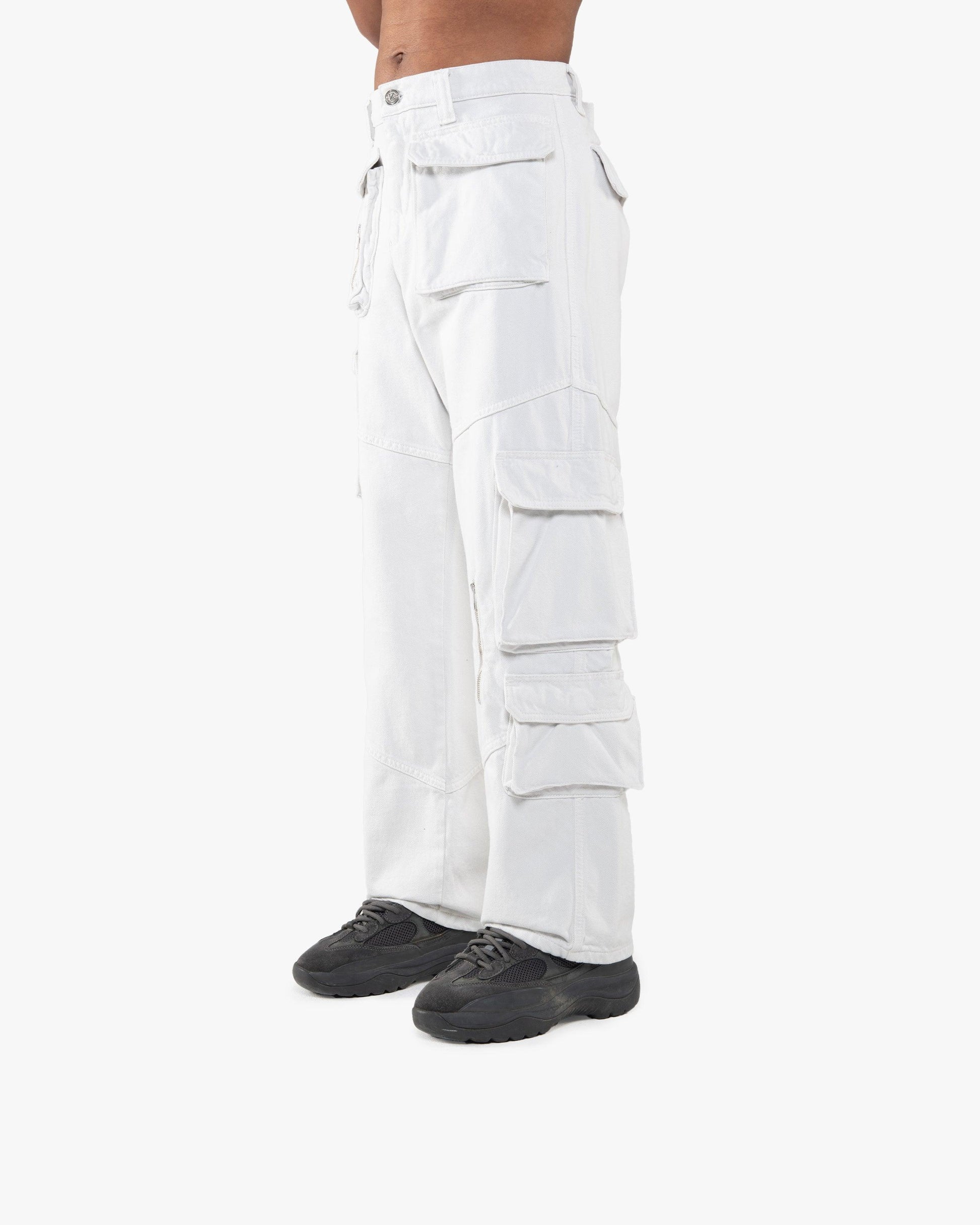 MULTIPOCKET CARGOPANTS LIGHT GREY - VICINITY