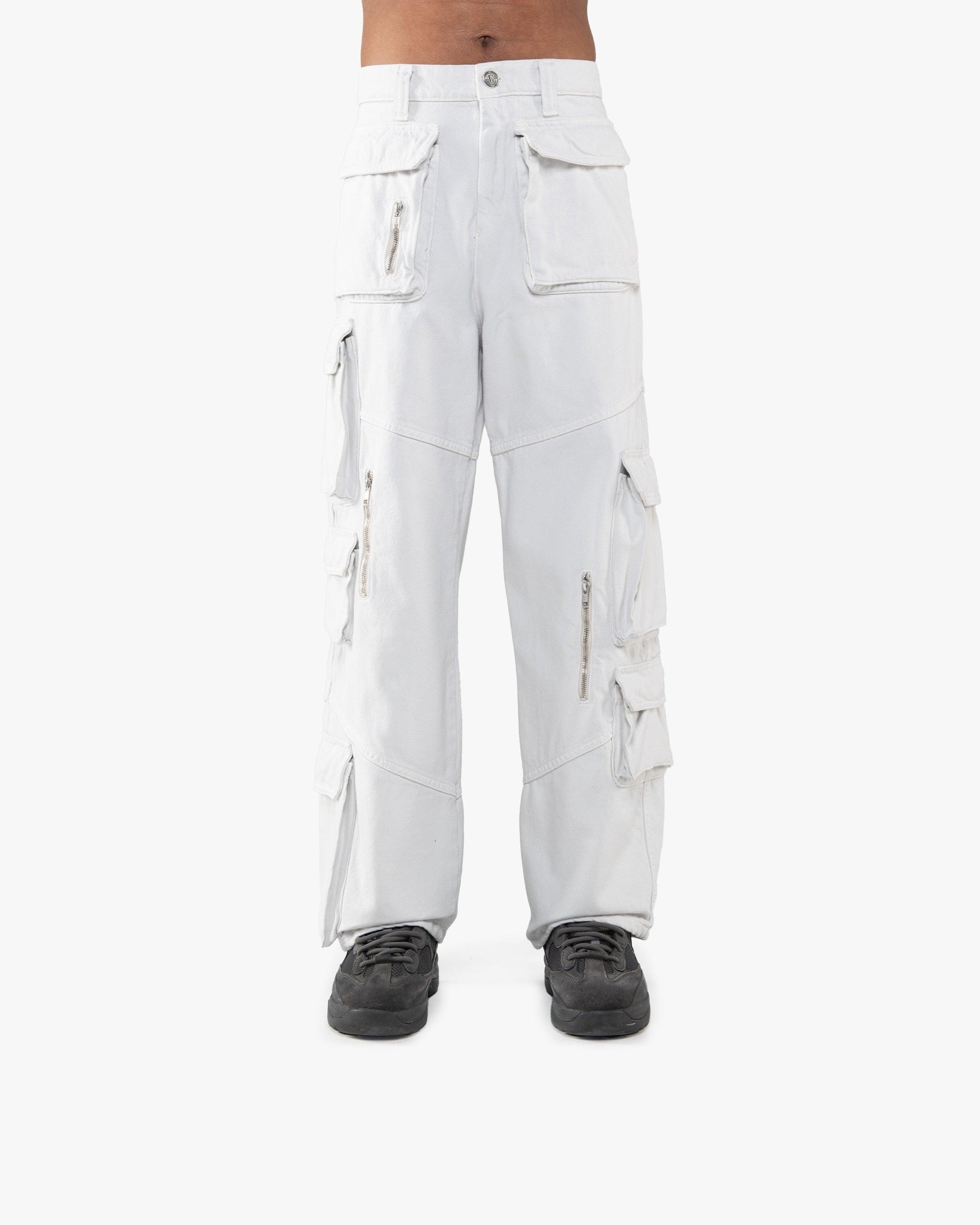 MULTIPOCKET CARGOPANTS LIGHT GREY - VICINITY