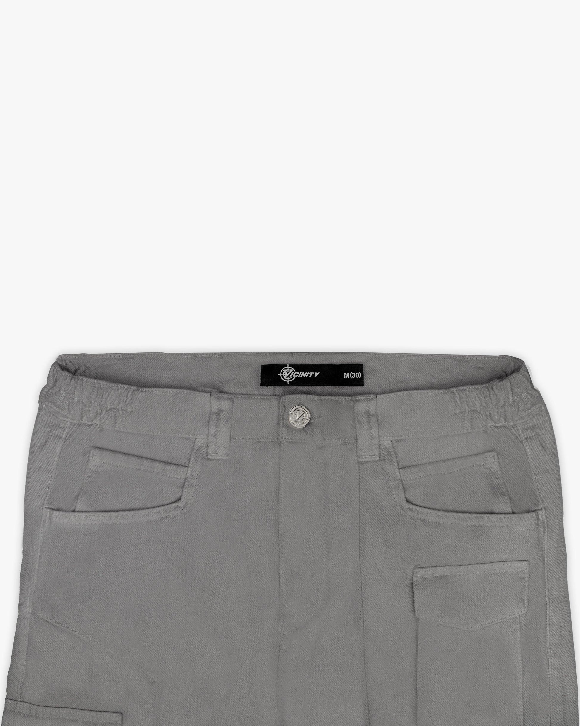 ASYMETRICAL CARGOPANTS DARK GREY - VICINITY