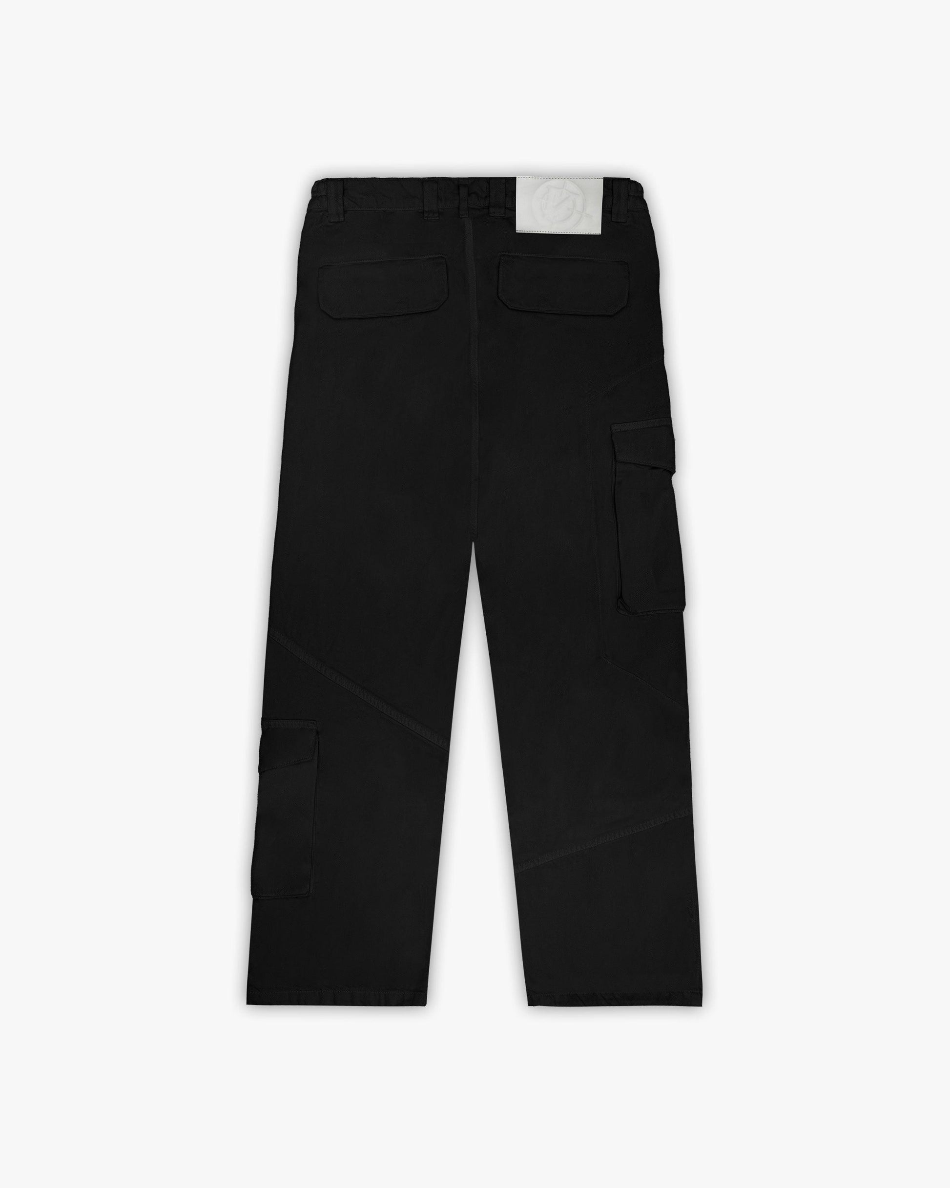 ASYMETRICAL CARGOPANTS BLACK - VICINITY