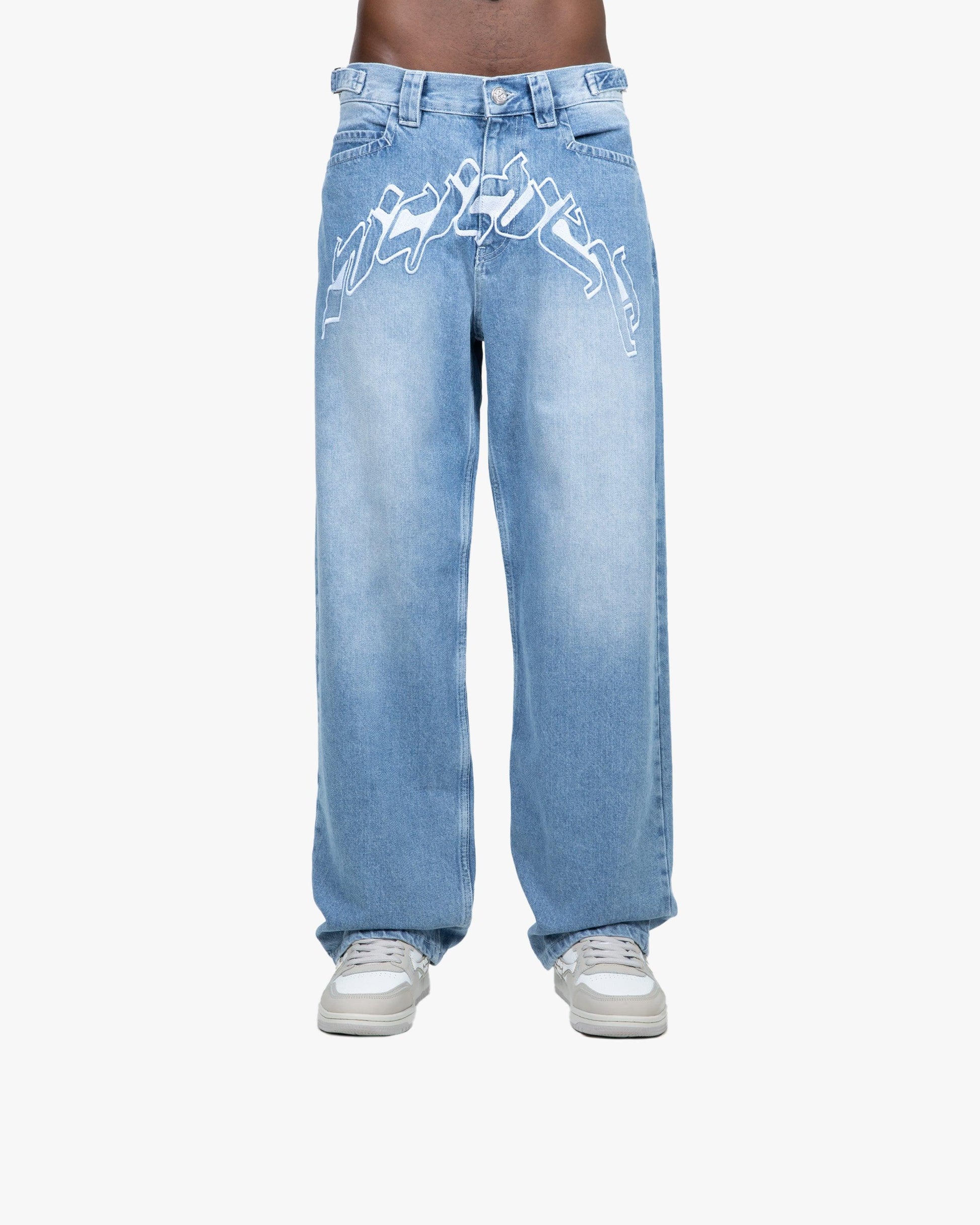 OUTLINED MIRAGE DENIM LIGHT BLUE / WHITE - VICINITY