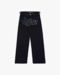 CHENILLE HAVOC DENIM BLACK / WHITE