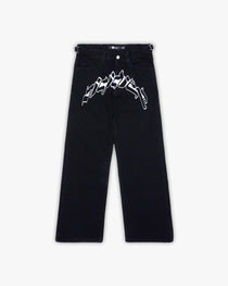 OUTLINED MIRAGE DENIM BLACK / WHITE