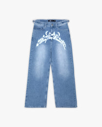 MIRAGE DENIM LIGHT BLUE / WHITE