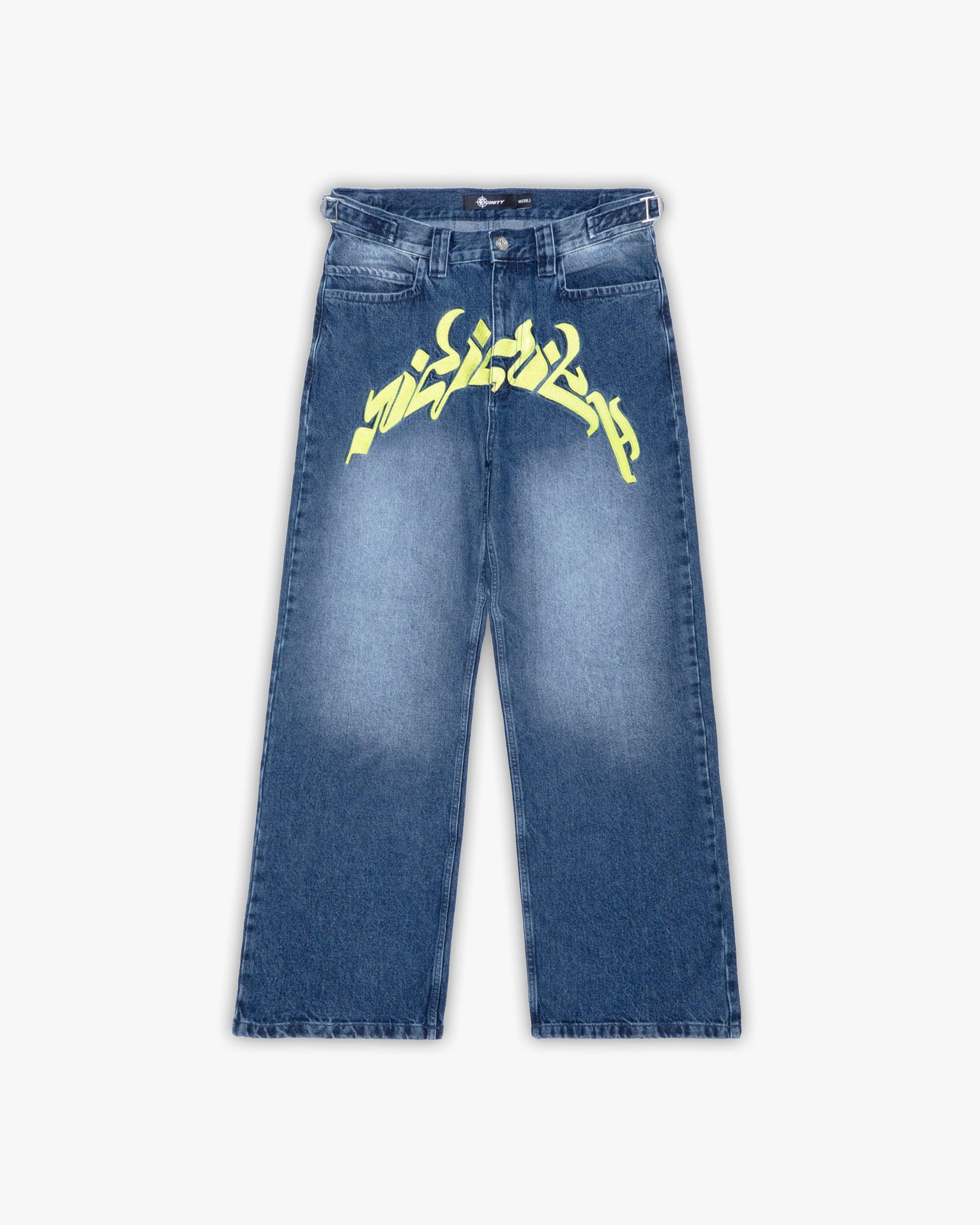 MIRAGE DENIM DARK BLUE / YELLOW - VICINITY