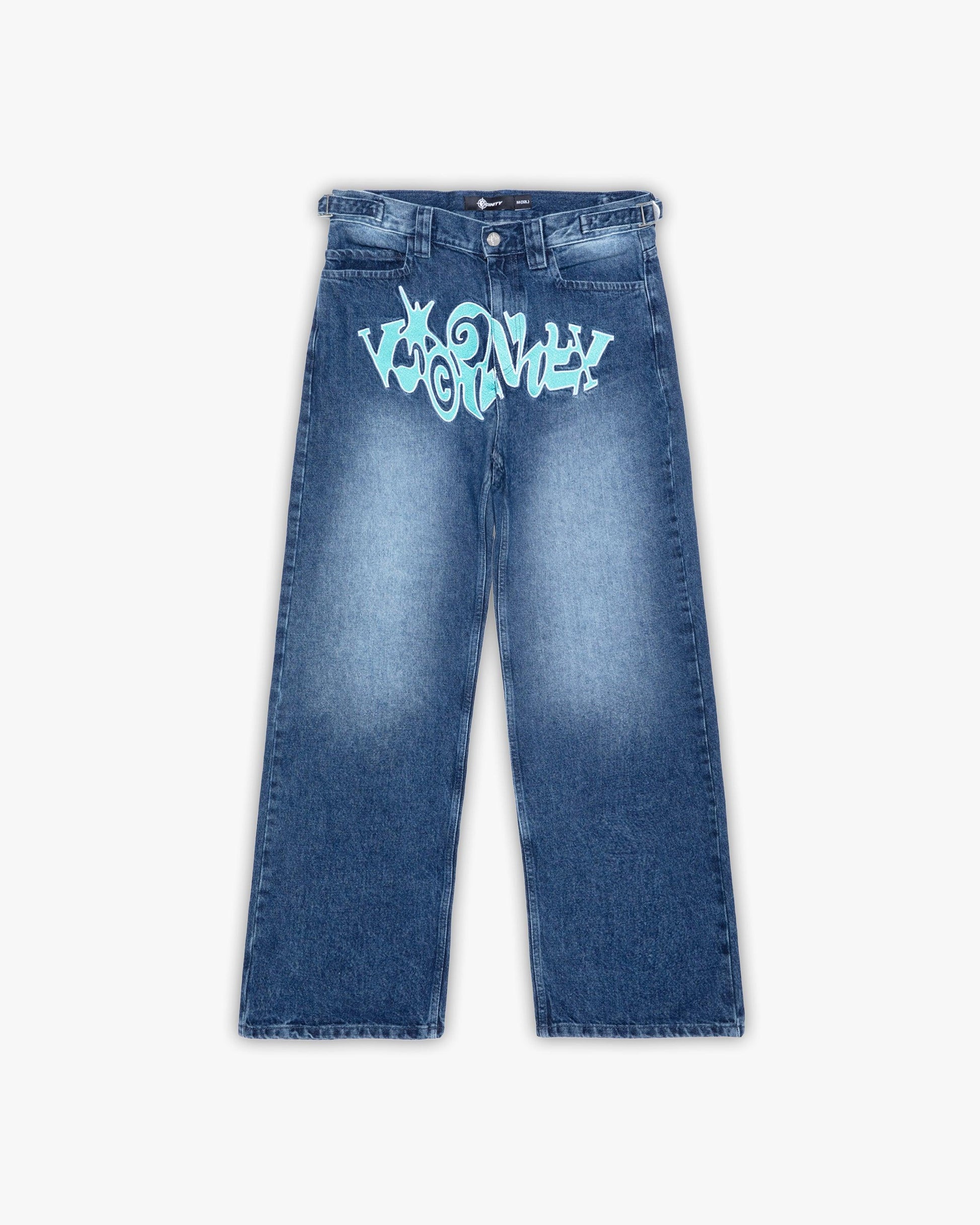 HAVOC DENIM DARK BLUE / TURQUOISE - VICINITY