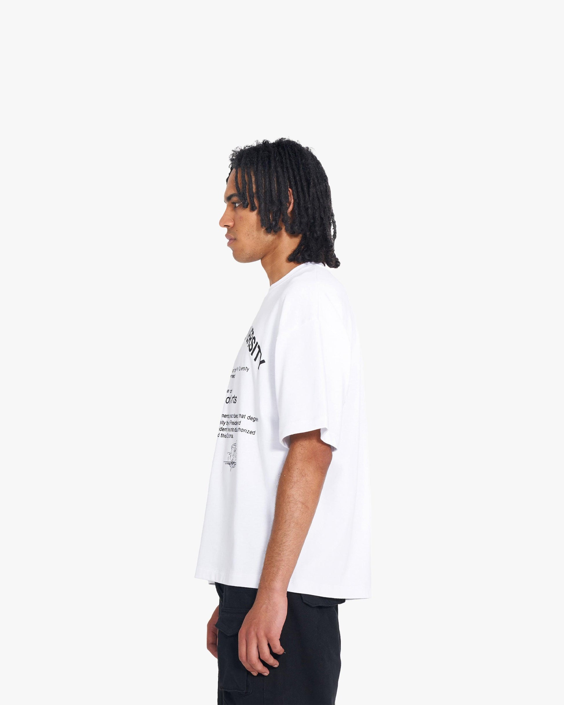 UNIVERSITY TEE WHITE - VICINITY