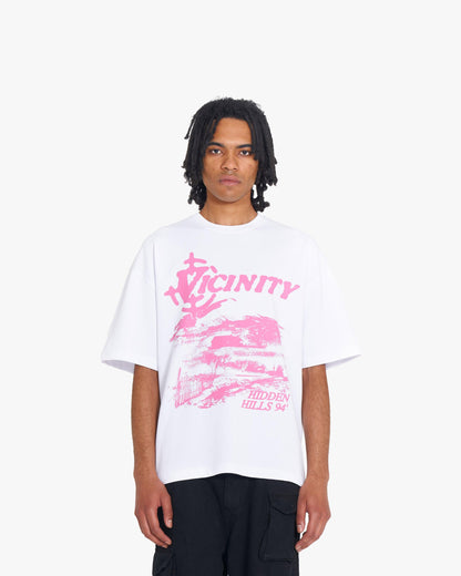 94 TEE PINK/WHITE - VICINITY