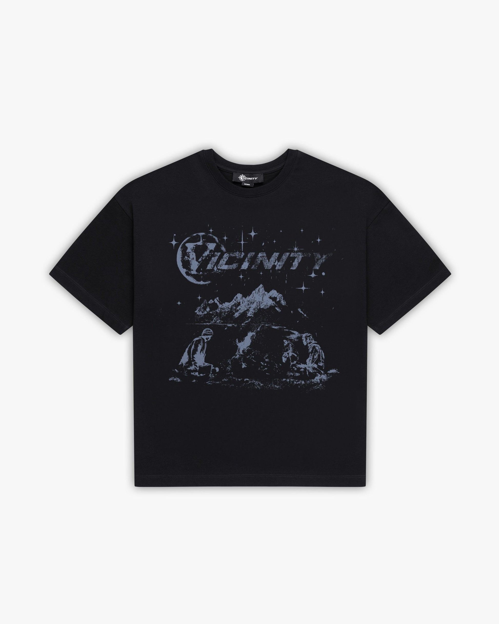 CAMPFIRE TEE BLACK - VICINITY