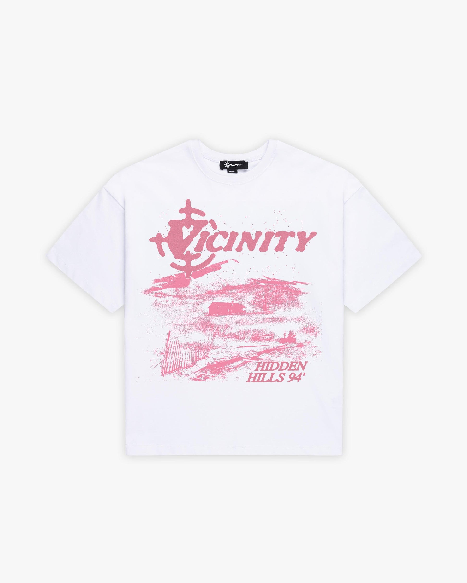 94 TEE PINK/WHITE - VICINITY