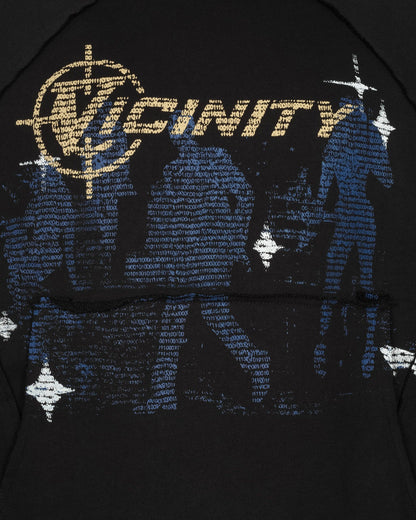 BINARY INSIDEOUT HOODIE BLACK - VICINITY